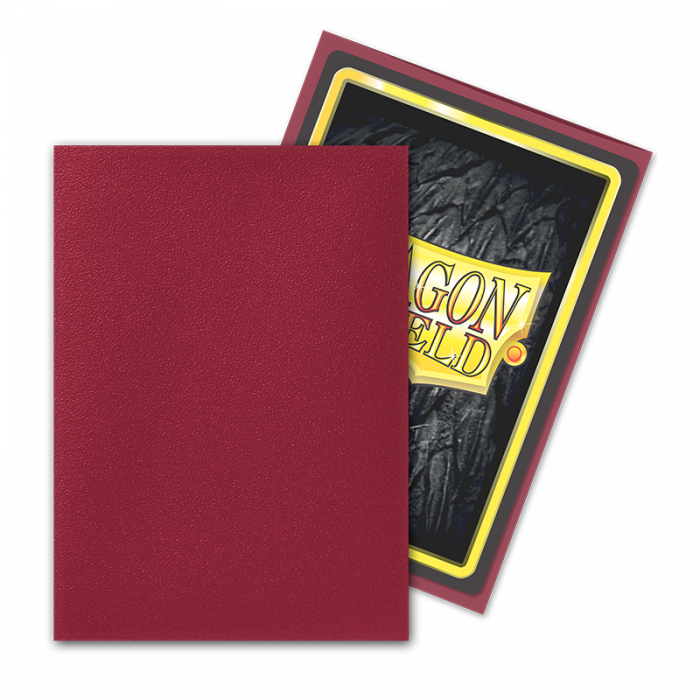 Dragon Shield Sleeves: Matte Blood Red (100 Sleeves)