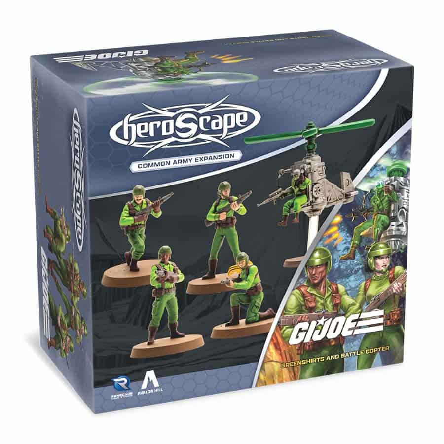 Heroscape: GI Joe Greenshirts and Battle Copter Army Expansion
