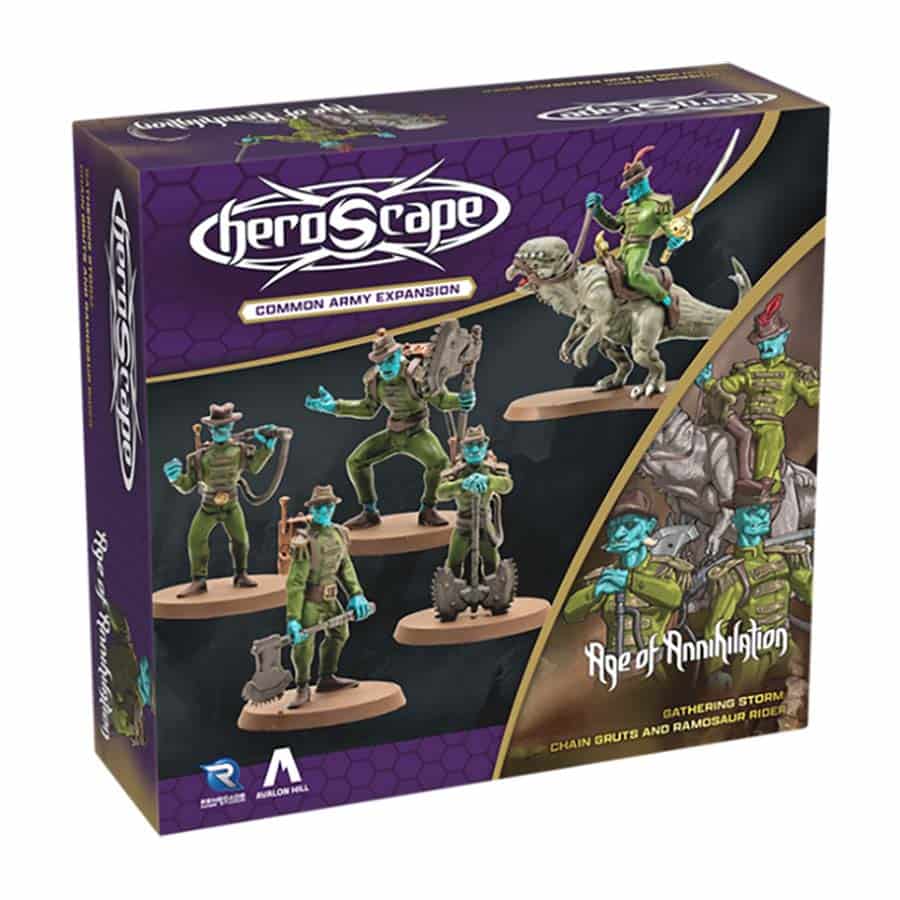 Heroscape: Chain Gruts and Ramosaur Army Expansion