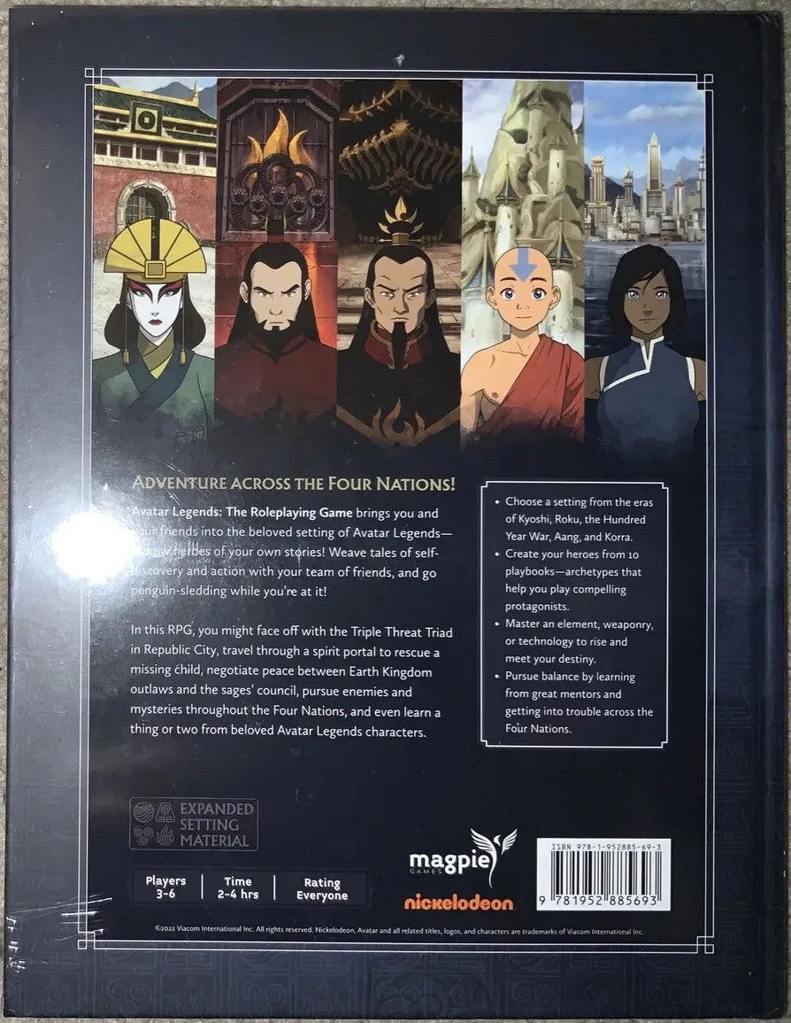 Avatar Legends RPG - Core Rulebook