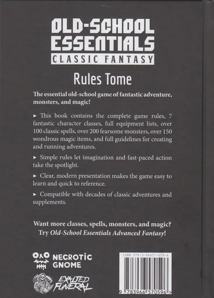 Old-School Essentials Classic Fantasy Rules Tome
