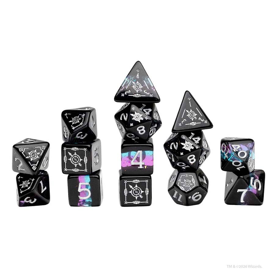 Dungeons and Dragons: Adventurer Dice: Ranger Black and Blue