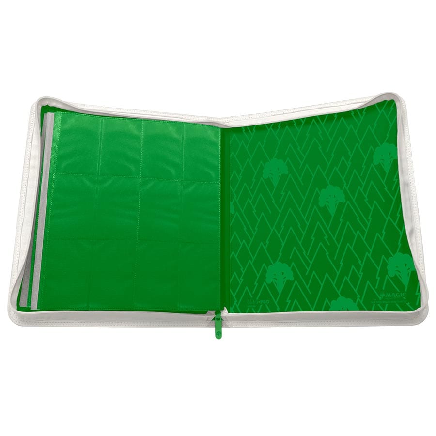 ULTRA PRO: MAGIC THE GATHERING: MANA 8: 12-POCKET ZIP PRO-BINDER: FOREST