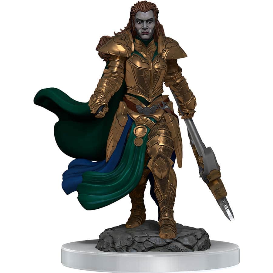Dungeons And Dragons: NMU - W20 Female Orc Fighter Miniature (Unpainted)