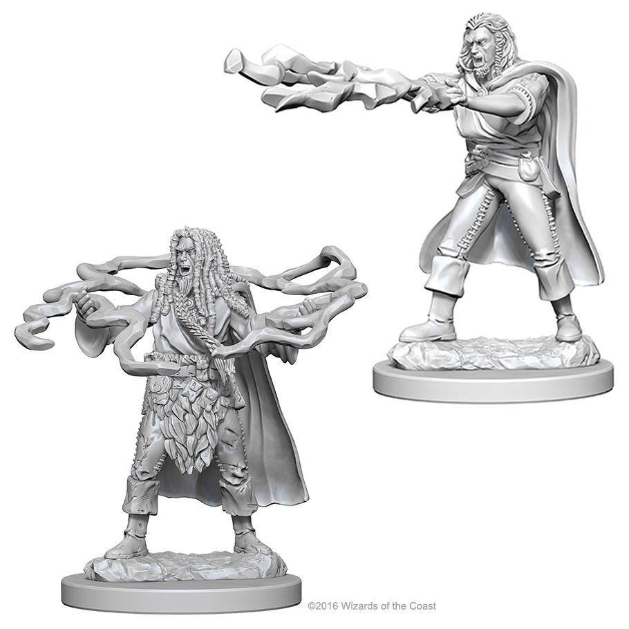 D&D: Nolzur's Marvelous Minis: Human Male Sorcerer W1 (Unpainted)