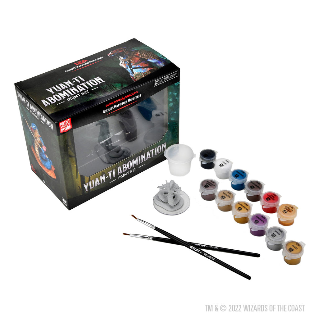 D&D Nolzur's Marvelous Unpainted Miniatures: Yuan-Ti Abomination - Paint Kit