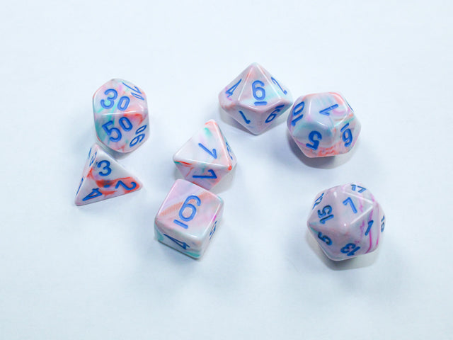 7-set Cube Mini Festive Pop Art with Blue