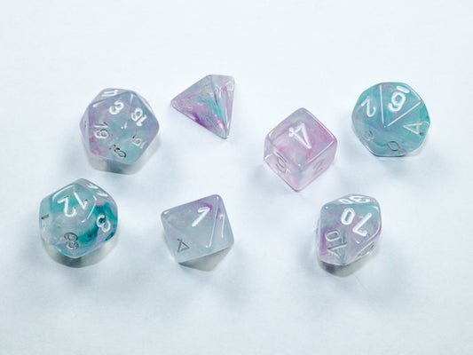 7-set Cube Mini Nebula Wisteria with White