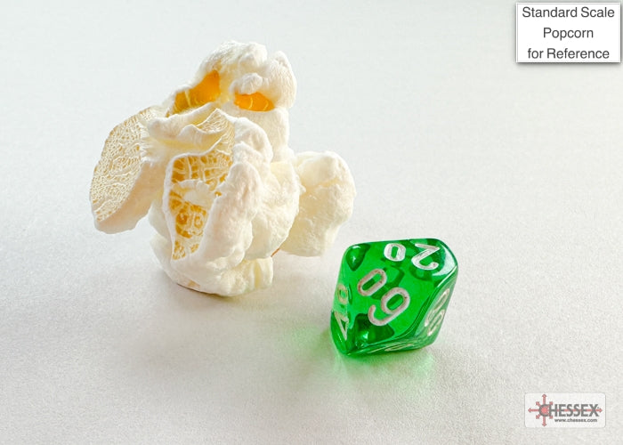 7-Set Mini Translucent Green with White