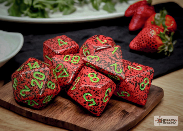 7-Set Cube Speckled Strawberry