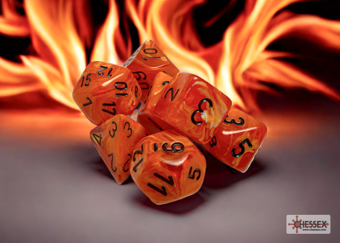 7-Set Cube Vortex Orange with Black