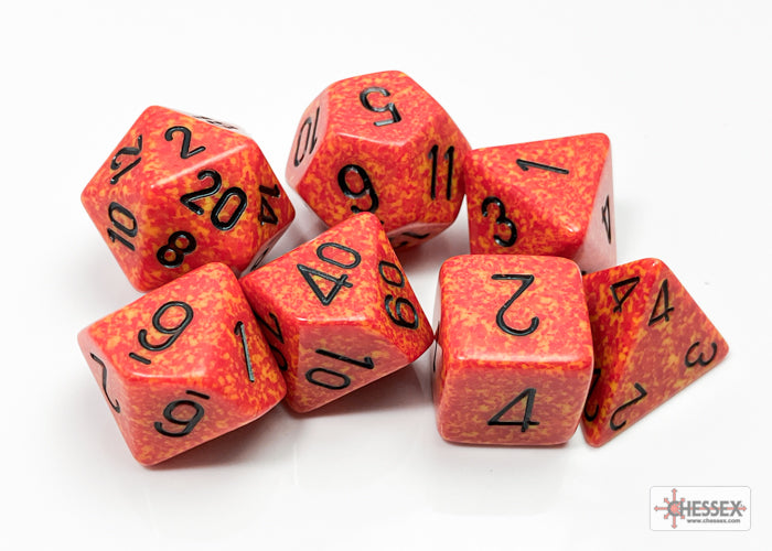 7-Set Cube Speckled Fire