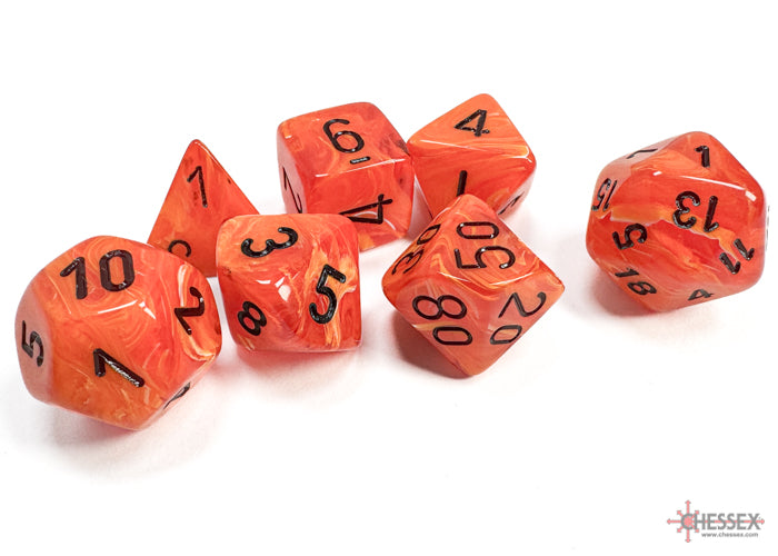 7-Set Cube Vortex Orange with Black