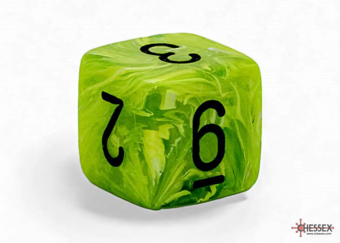 Vortex Mega-hedral Bright Green/black 7-Die Set