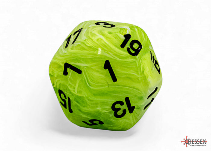 Vortex Mega-hedral Bright Green/black 7-Die Set