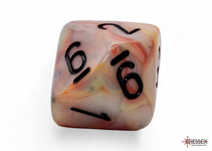 Festive Mega-hedral Circus/black 7-Die set