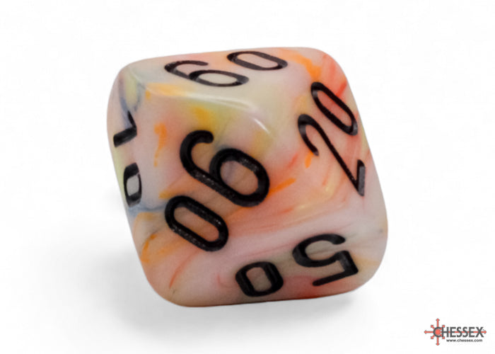 Festive Mega-hedral Circus/black 7-Die set