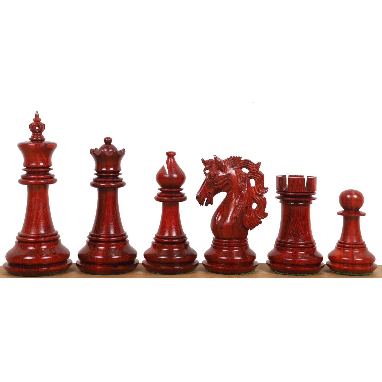 Combo of 4.6" Spartacus Luxury Staunton Chess Set - Pieces in Bud Rosewood with Board and Storage Box