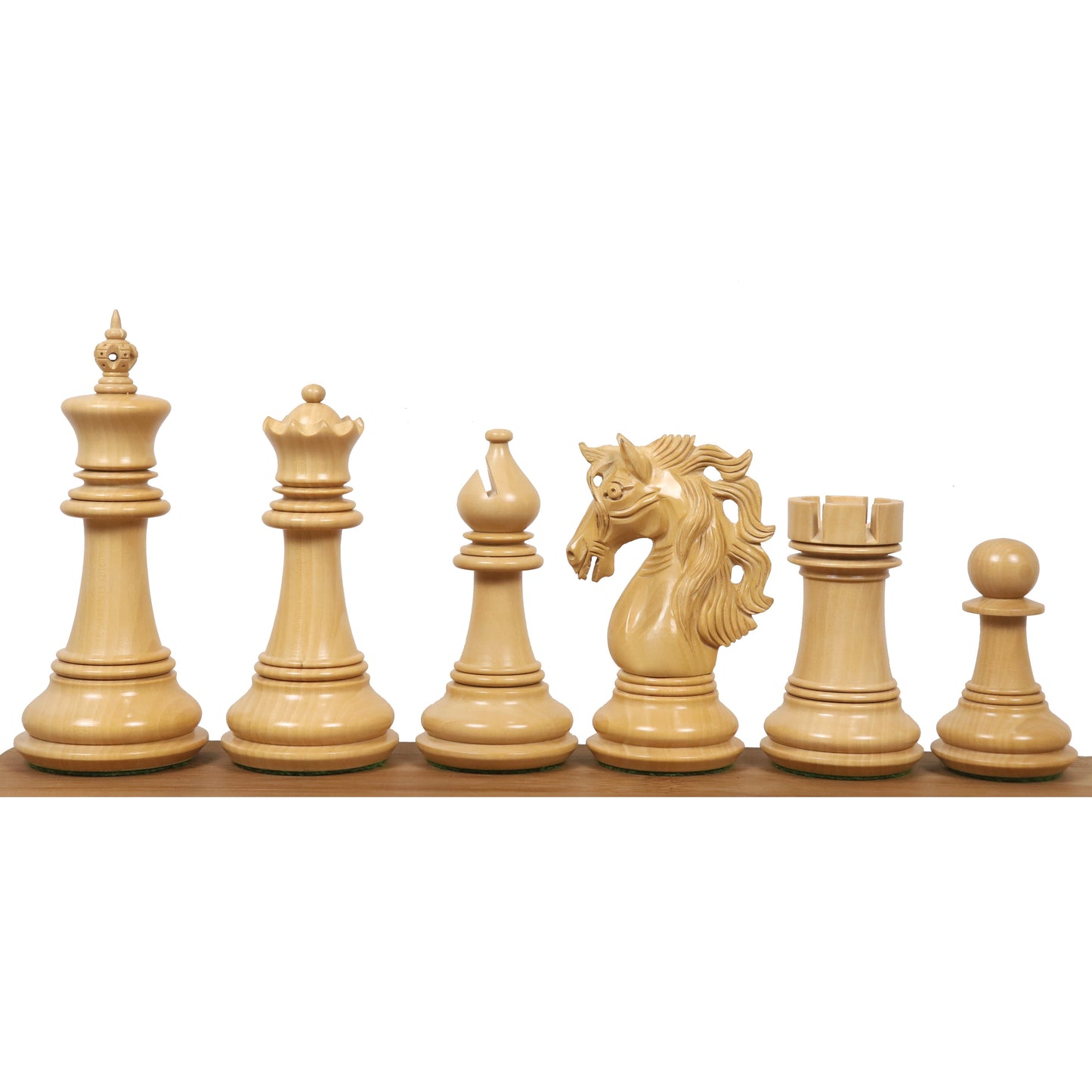 Combo of 4.6" Spartacus Luxury Staunton Chess Set - Pieces in Bud Rosewood with Board and Storage Box