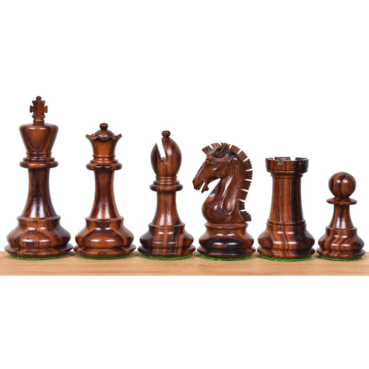 3.9" Craftsman Staunton Chess Set- Chess Pieces Only - Double Weighted Rosewood