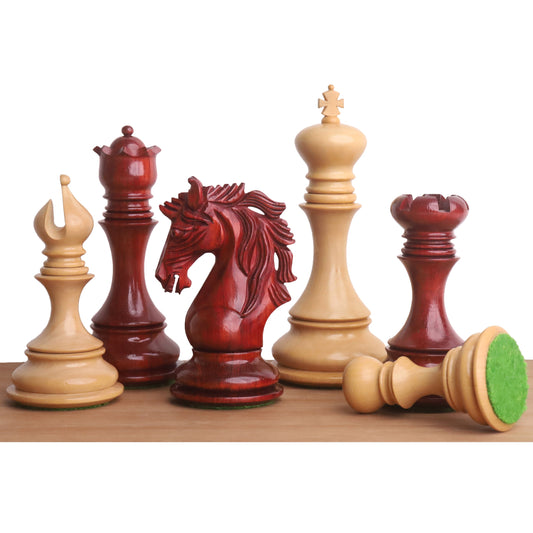 4.4" Goliath Series Luxury Staunton Chess Set- Chess Pieces Only - Bud Rosewood & Boxwood