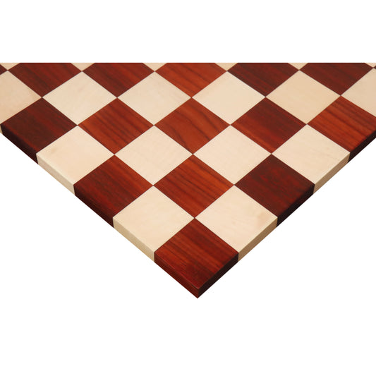 Borderless Hardwood End Grain Chess board - Bud Rosewood & Maple-50 mm square