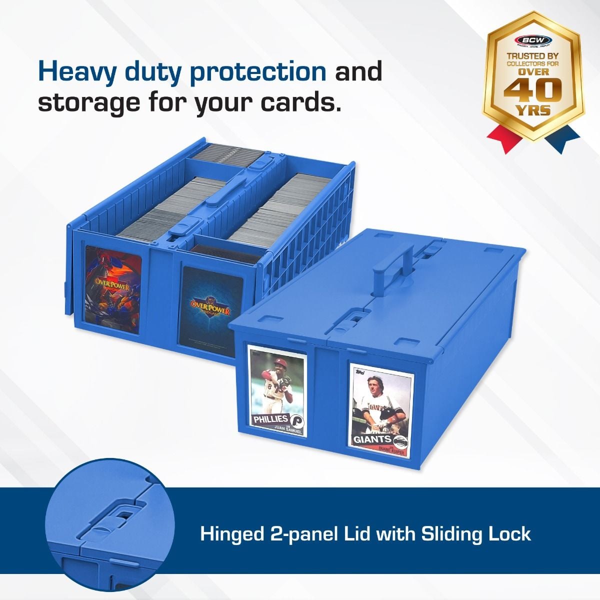 Collectible Card Bin - 1600 - Blue