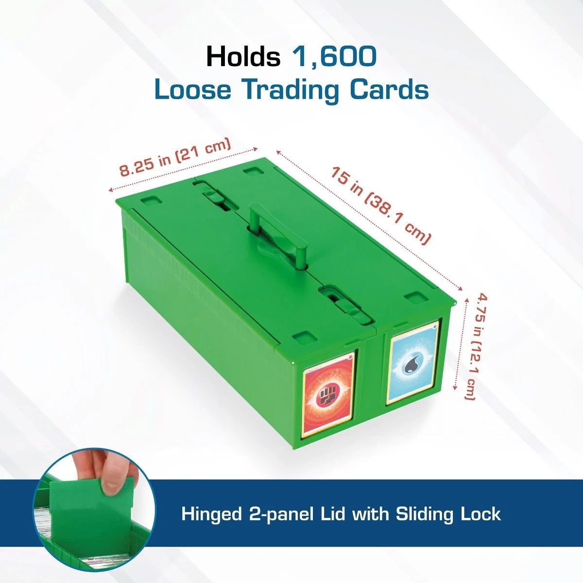 Collectible Card Bin - 1600 - Green