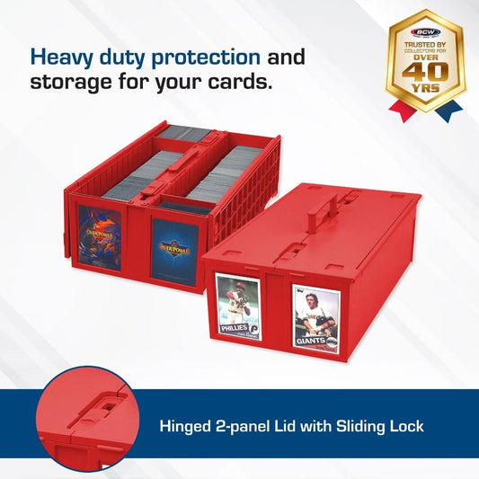 Collectible Card Bin - 1600 - Red