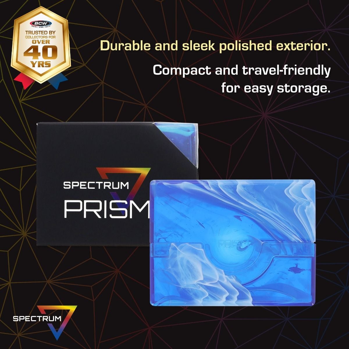 Prism Deck Case - 50 CT - Apatite Blue