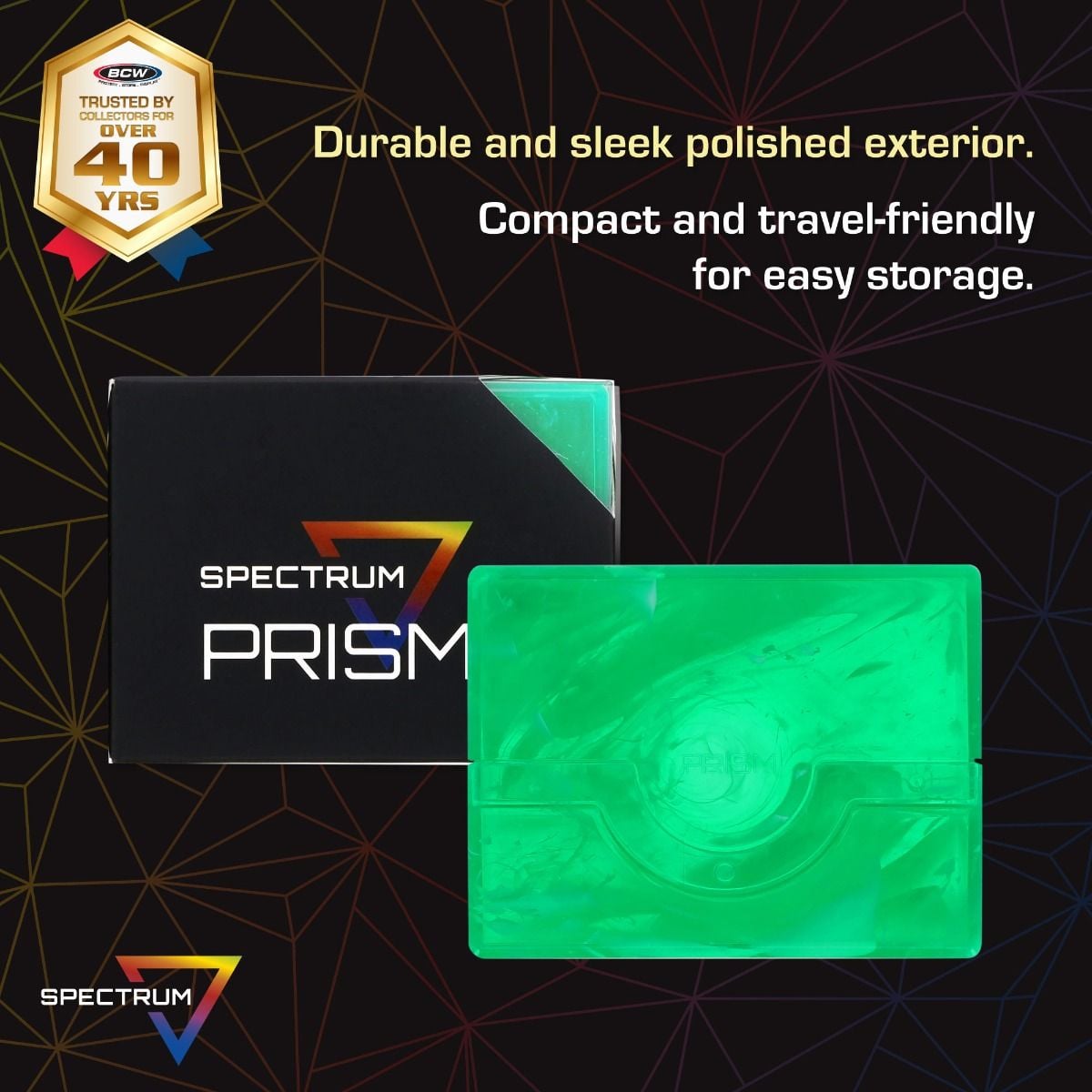 Prism Deck Case - 50 CT - Jade Green