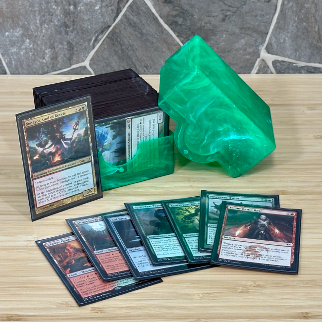Prism Deck Case - Polished - Jade Green