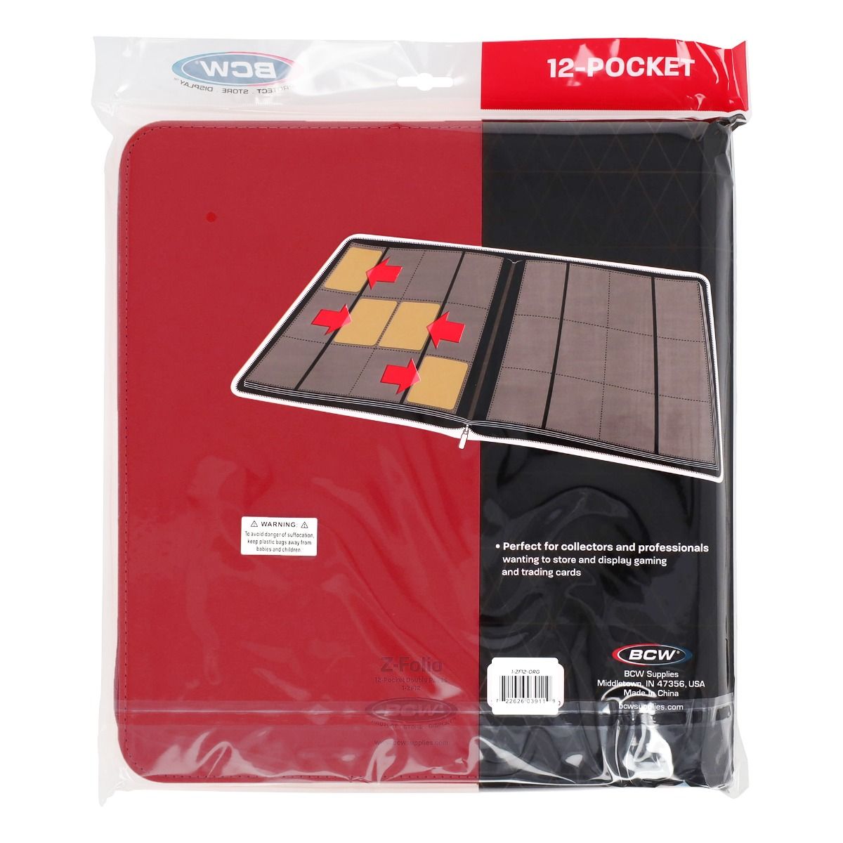 Z-Folio 12-Pocket LX Album - Red