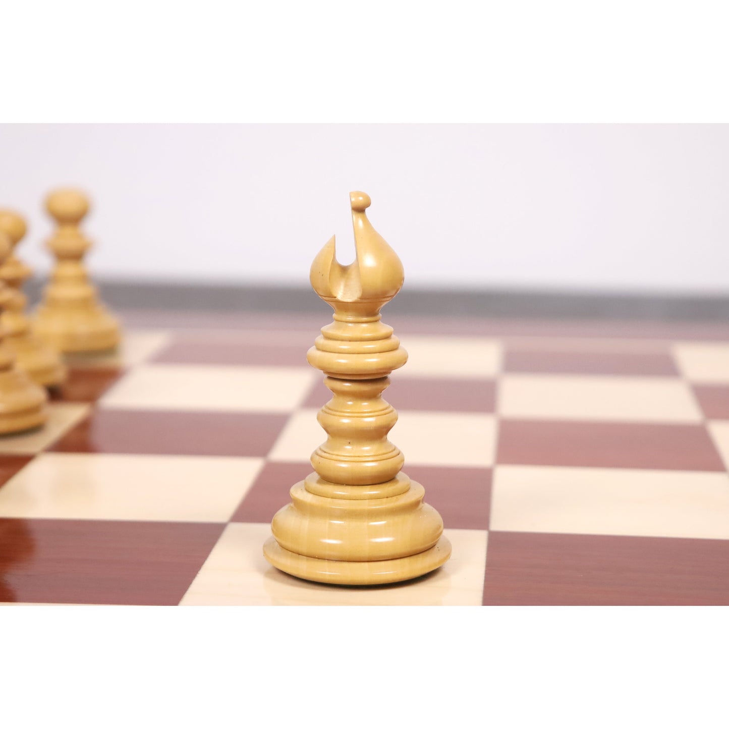 4.3" Marengo Luxury Staunton Chess Set- Chess Pieces Only- Bud Rosewood Triple Weight