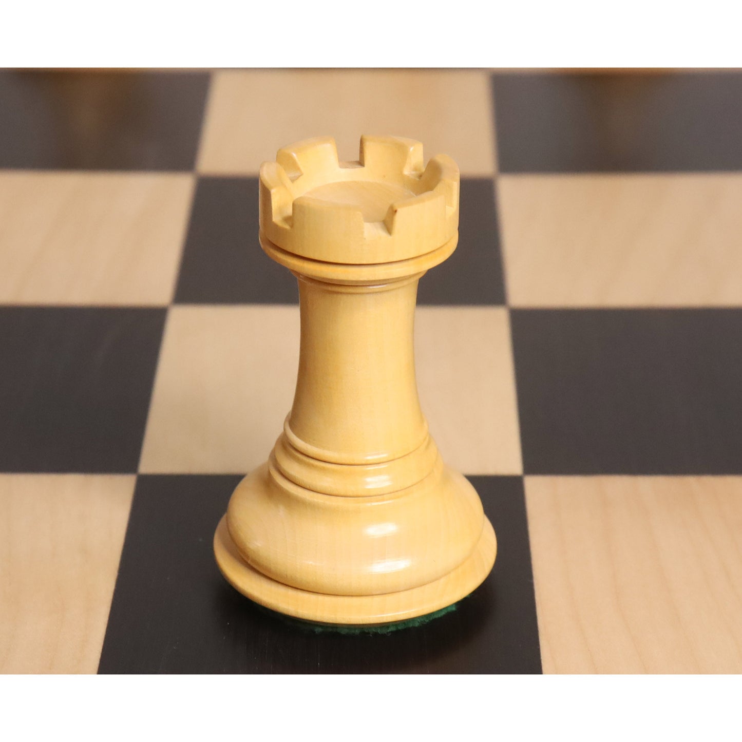 4.6" Bath Luxury Staunton Chess Set- Chess Pieces Only - Ebony Wood - Triple Weight