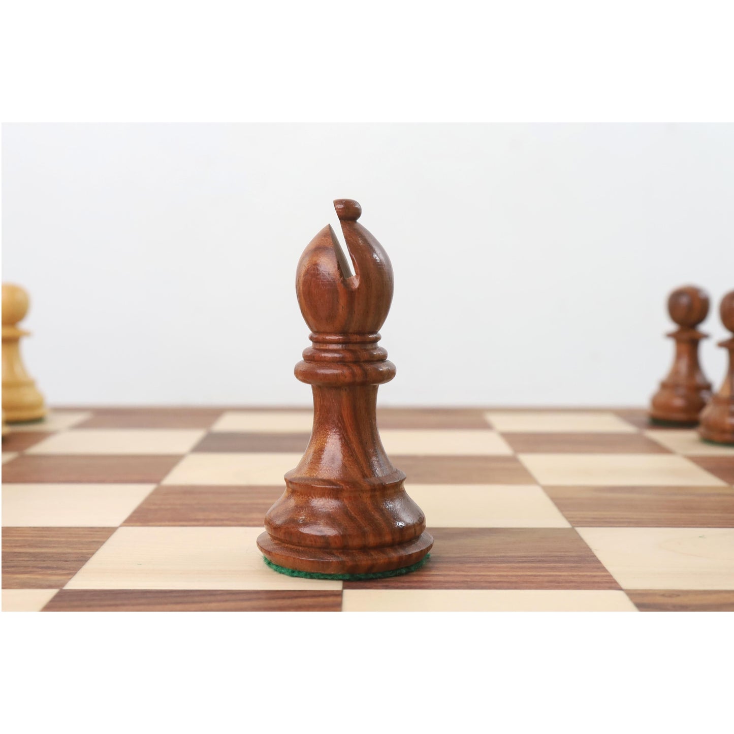 4.1" Pro Staunton Weighted Wooden Chess Set- Chess Pieces Only - Sheesham wood - 4 queens