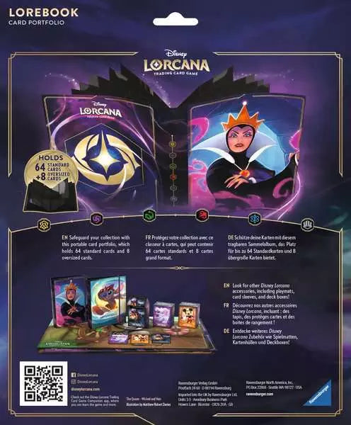 Disney Lorcana TCG: the first Chapter Portfolio - the Queen