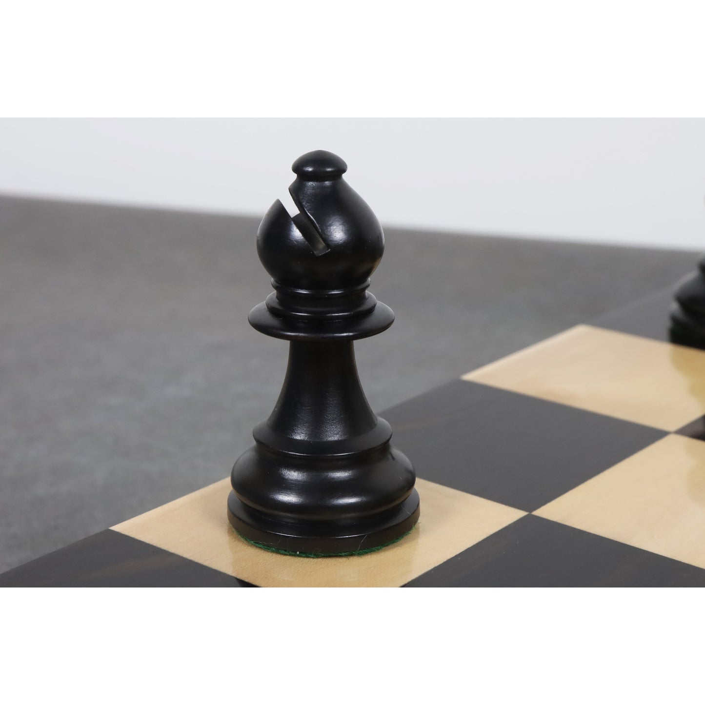 3.9" French Chavet Tournament Chess Set- Chess Pieces Only - Antiqued Boxwood