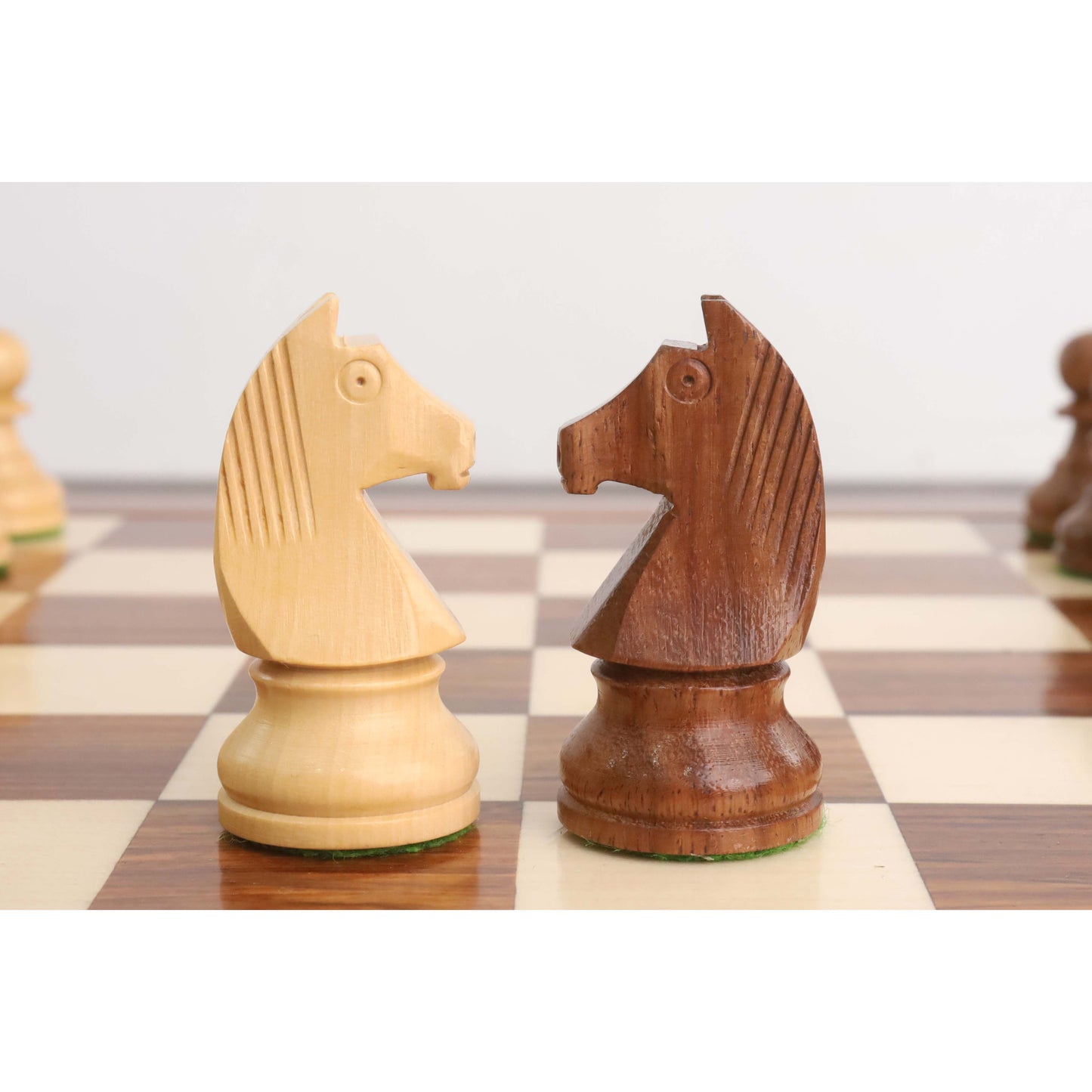 2.8" Tournament Staunton Chess Set- Chess Pieces Only - Golden Rosewood - Compact size
