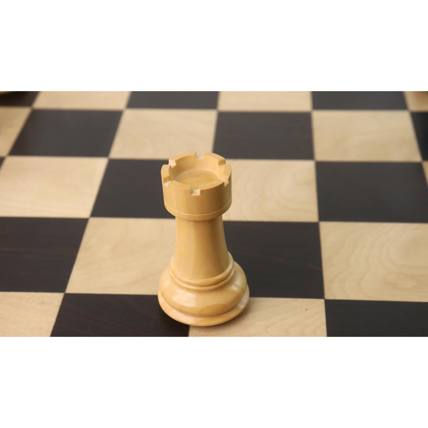 4.1" Pro Staunton Weighted Wooden Chess Set- Chess Pieces Only - Ebonised wood - 4 queens