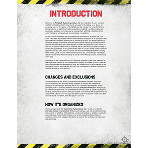 The Vault: Rules Compendium Vol. 1 (Compatible W/ Everyday Heroes)