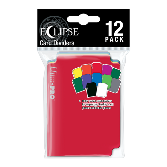 Eclipse Multi-Colored Card Deck Dividers Pack (12ct)