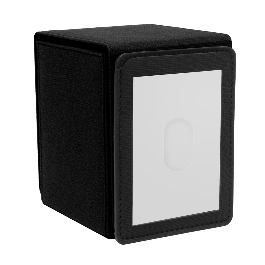 Ultra Pro Deck Box: Alcove Flip Patchcraft Black