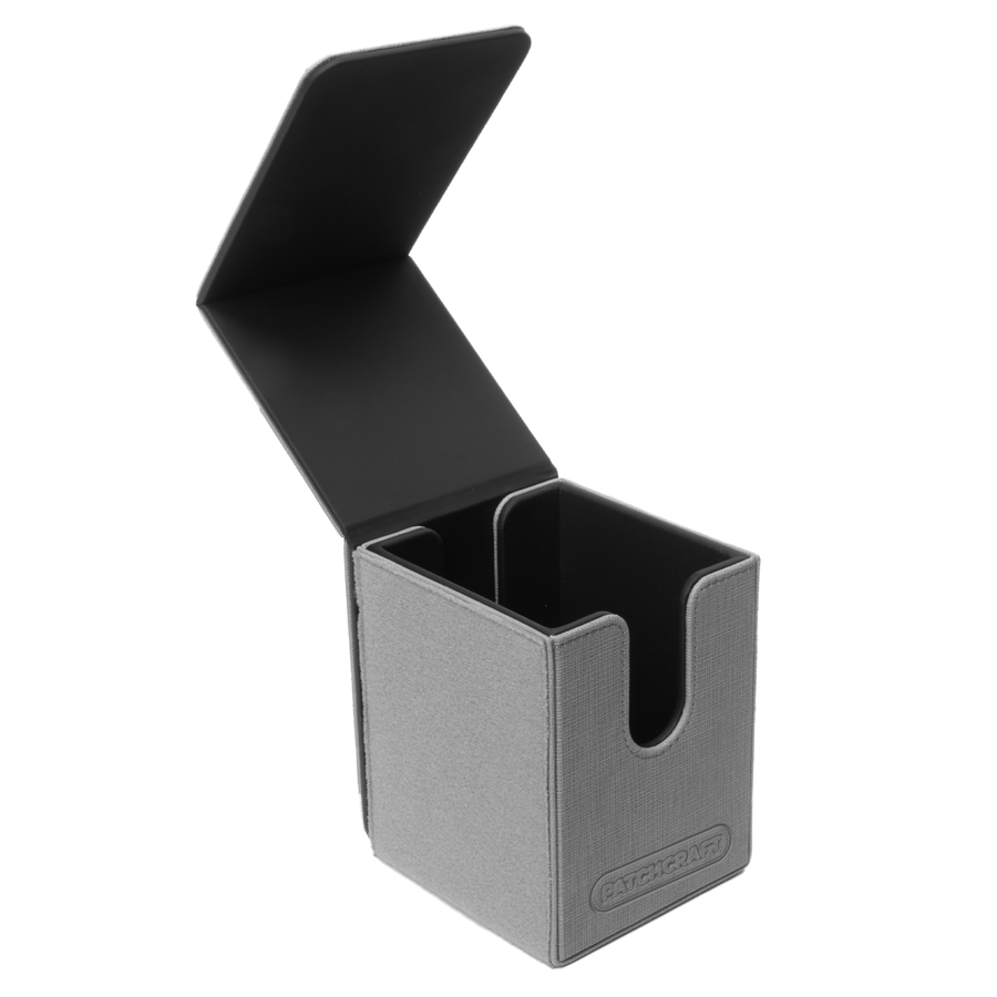 Ultra Pro Deck Box: Alcove Flip Patchcraft Gray