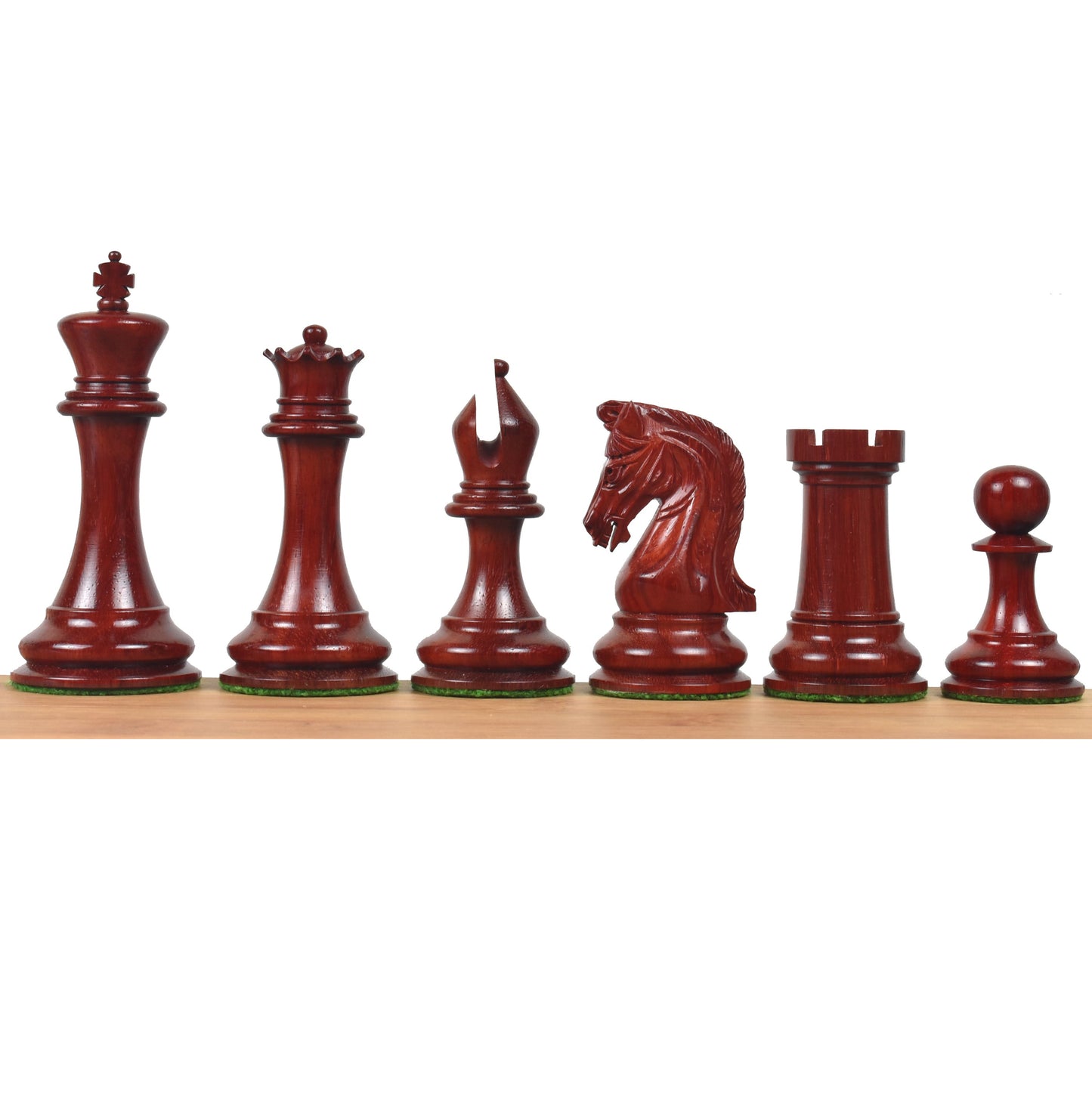 Combo of Repro 2016 Sinquefield Staunton Chess Set - Pieces in Bud Rosewood with Board and Box