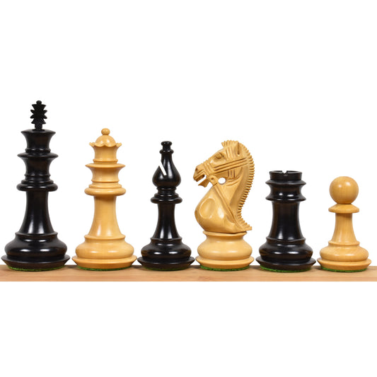 4.2" Supreme Luxury Series Staunton Chess Set- Chess Pieces Only - Weighted Boxwood