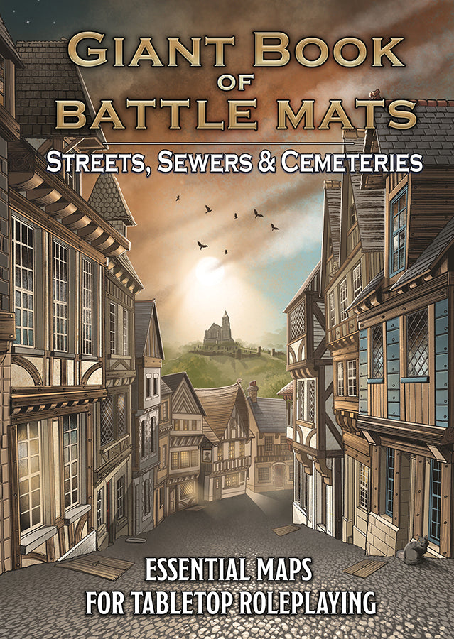 Giant Book of Battle Mats: Streets, Sewers, & Cemeteries