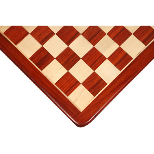 19" Bud Rosewood & Maple Wood Chess board - 50 mm Square