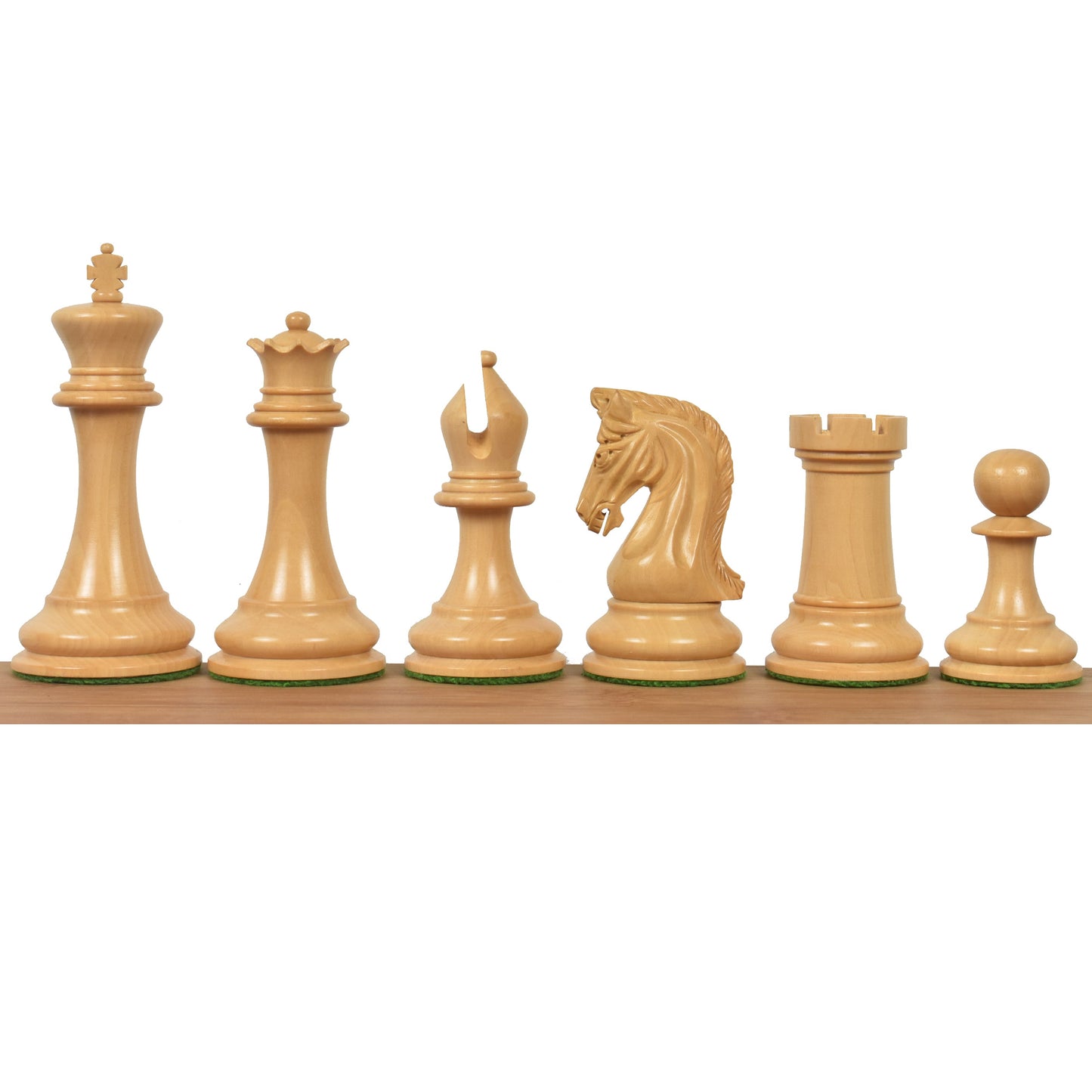 Repro 2016 Sinquefield Staunton Chess Set- Chess Pieces Only-Bud Rosewood-Triple Weight