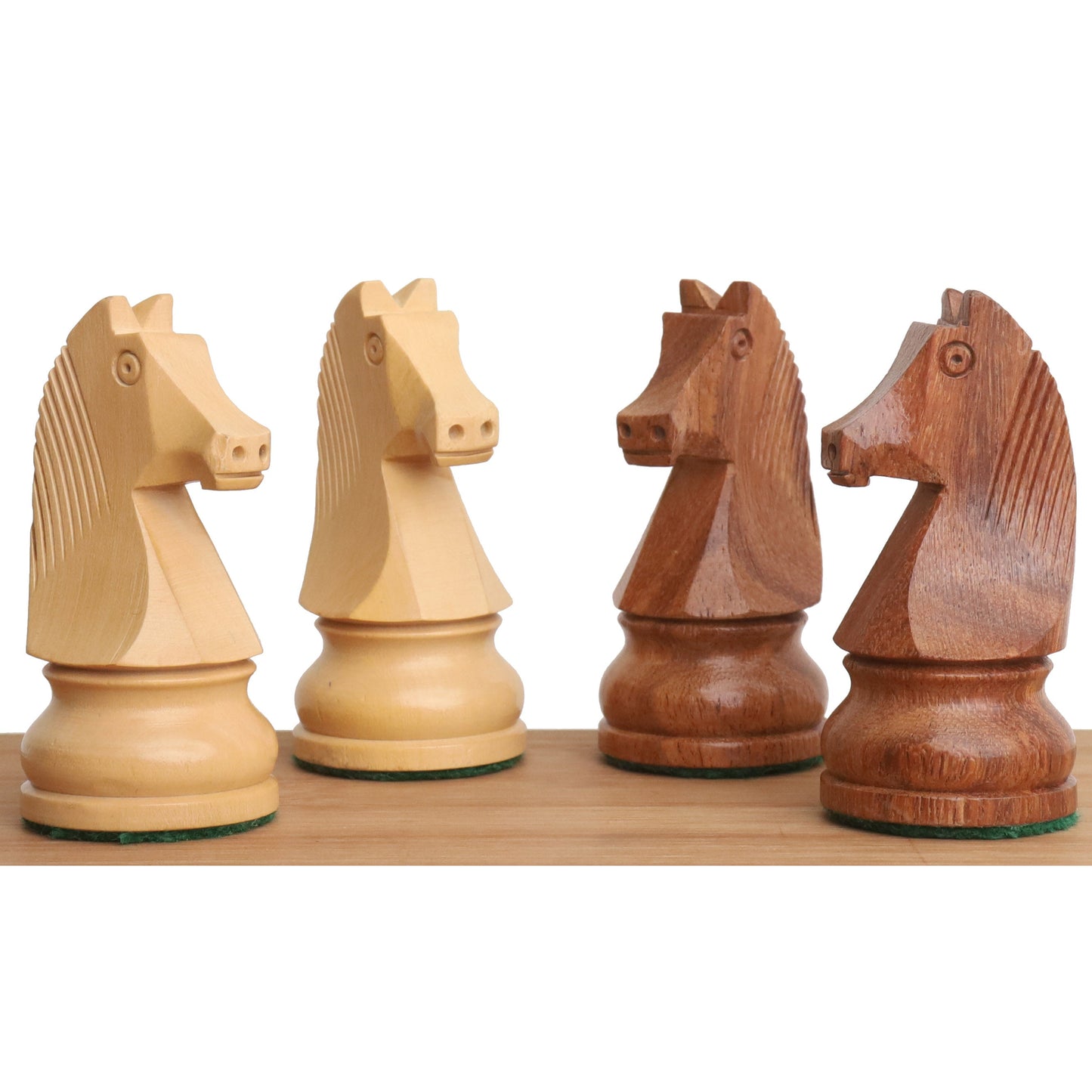 3.9" Tournament Chess Set Combo -Pieces in Golden Rosewood with Board and Box